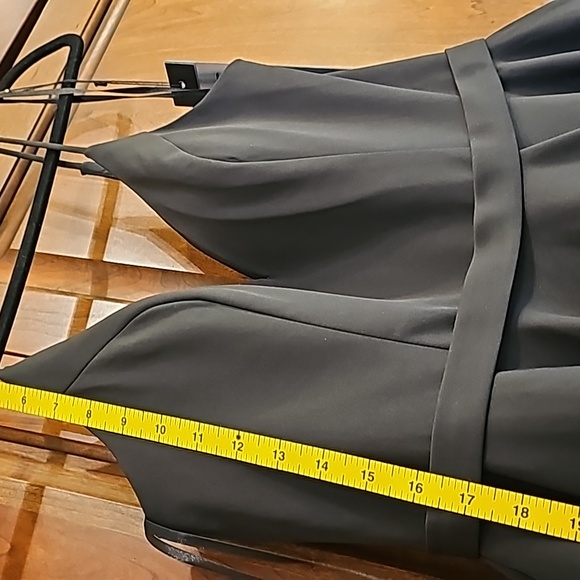 IEENA for Mac Duggal Fit & Flare Cocktail Black Dress 8 - Picture 8 of 9